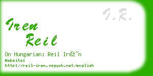 iren reil business card